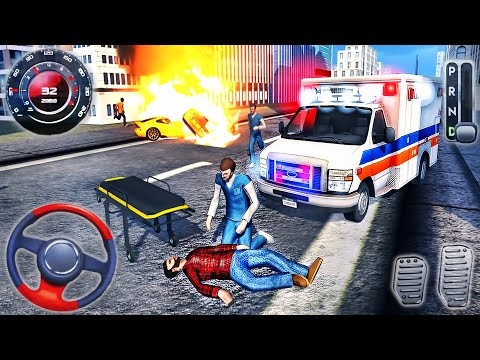 Ambulance Rescue Driver Simulator - City Emergency Van Driving 3D - Android GamePlay #2