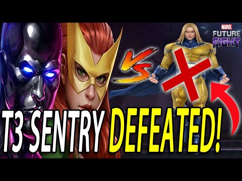 How to DEFEAT T3 Sentry in Timeline Battle [Jean & Surfer SOLO Gameplay] I Marvel Future Fight