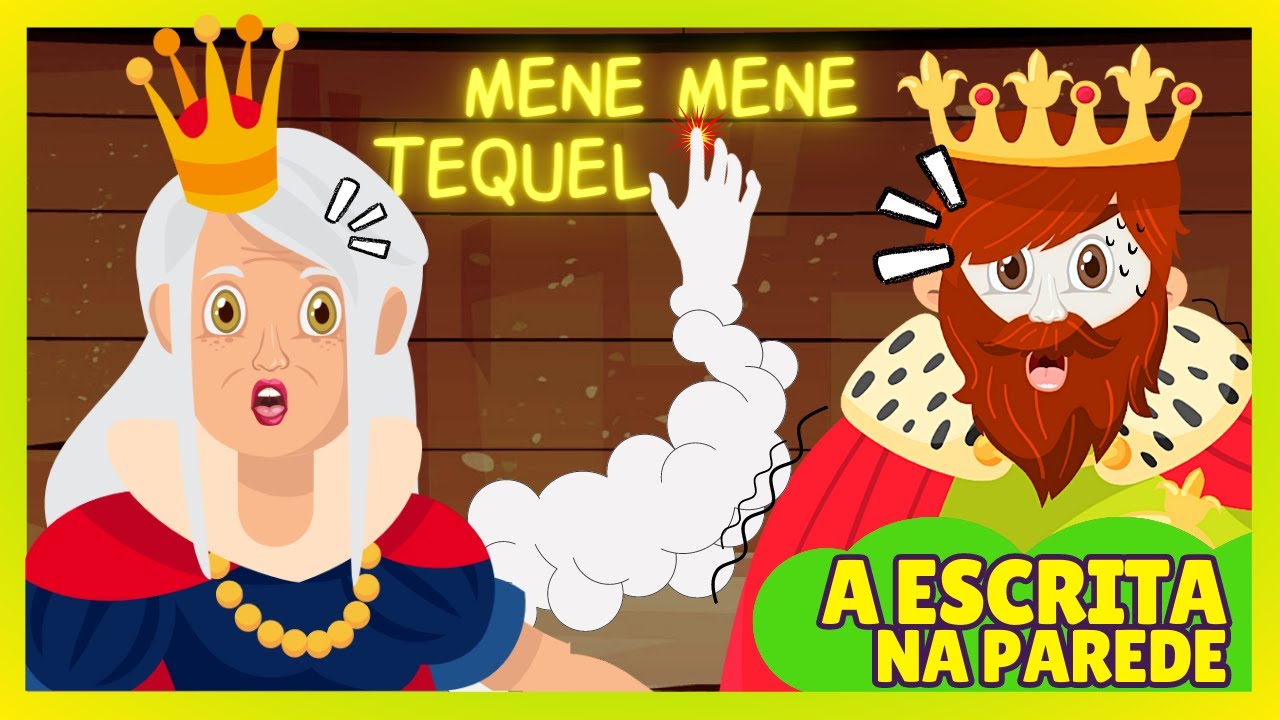 DANIEL E A MISTERIOSA ESCRITA NA PAREDE - HISTÓRIA BÍBLICA INFANTIL