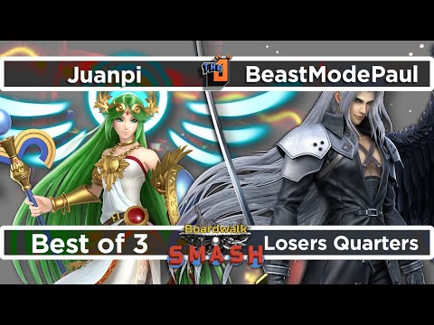 Juanpi (Palutena) vs BeastModePaul (Sephiroth) Losers Quarters - Boardwalk Smash #37 - SSBU