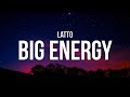 Latto Big Energy Lyrics