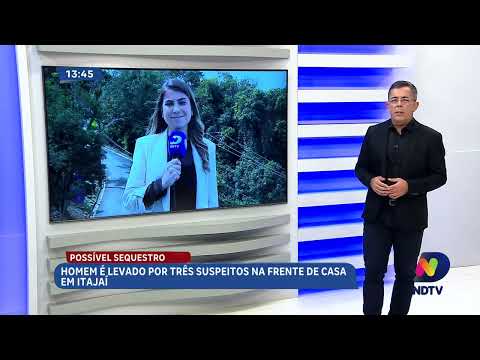 Possível sequestro: homem é levado por trio armado em Itajaí