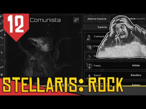 MASSACRANDO o Comunistão - Stellaris Lithoids 2.5 #12 [Série Gameplay Português PT-BR]
