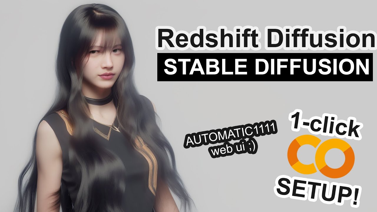 Redshift Diffusion - Stable Diffusion 1-CLICK Google Colab Setup
