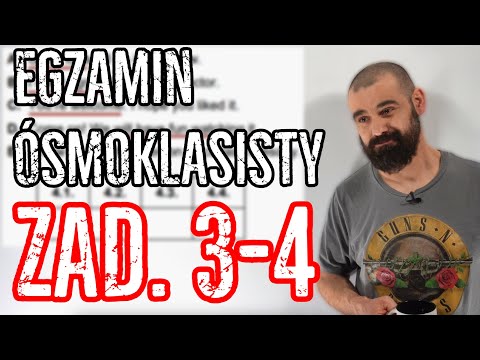 Jak rozwiązywać zadanie 3 i 4 na Egzaminie Ósmoklasisty | EGZ8 #2