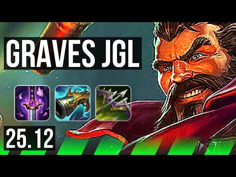 GRAVES vs OLAF (JGL) | 8/2/9, Godlike | KR Master | 25.12