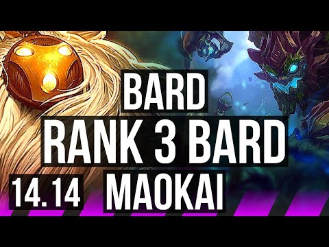 BARD & Jhin vs MAOKAI & Sivir (SUP) | Rank 3 Bard, 1/3/26 | NA Challenger | 14.14