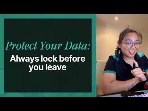 Tech Tip Tuesday with Maui: Protect Your Dat - Lock Before You Leave