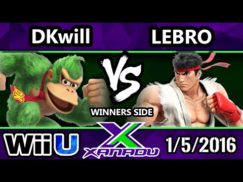 S@X 131 - iQHQ | DKwill (Donkey kong) Vs. Lebro (Ryu) SSB4 Tournament - Smash Wii U - Smash 4