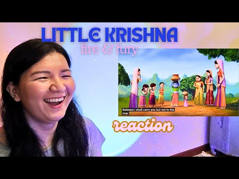 Kazakh Girl Reacts | Little Krishna - Ep.5 Fire & Fury |  @aigerimynta