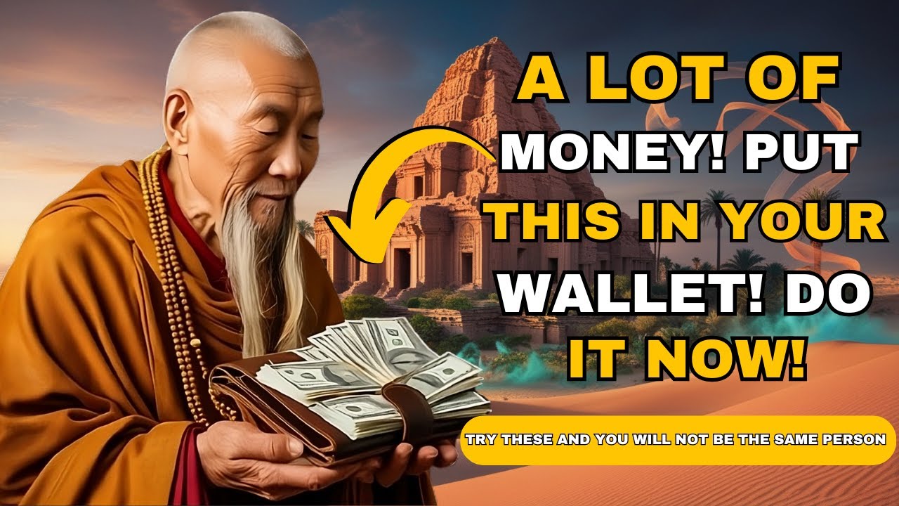 CARRY THIS IN YOUR PURSE OR WALLET AND THE MONEY WILL EASILY COME TO YOU BUDDHIST TEACHINGS