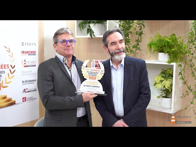 TM2F 2025 Réseau de 11 à 50 franchisés « Taux de confiance des franchisés » De Rent Company