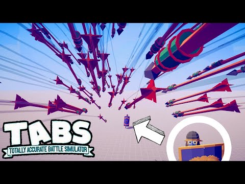 TABS | How long can a shield bearer survive in 1000+ arrows ? - Totally Accurate Battle Simulator