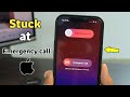 Fix IPhone Stuck On Emergency Sos Screen Iphone Emergency Call Unlock