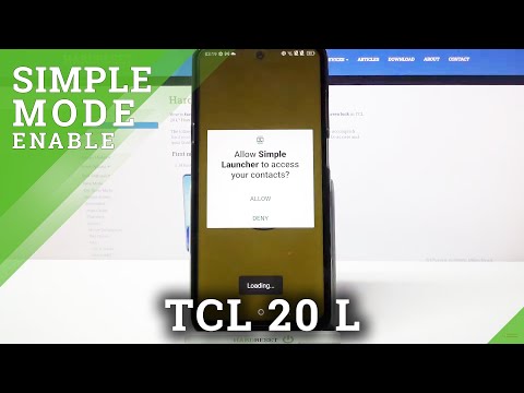 How to Enable Easy Mode in TCL 20 L - Set Up Simple Mode