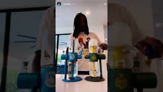 Wiz Khalifa with TWO gravity bong 😲