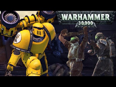 HORUS HERESY 2023: Imperial Fist vs Heretics & Daemons! - Warhammer 40K: Space Marine, Augmented Mod
