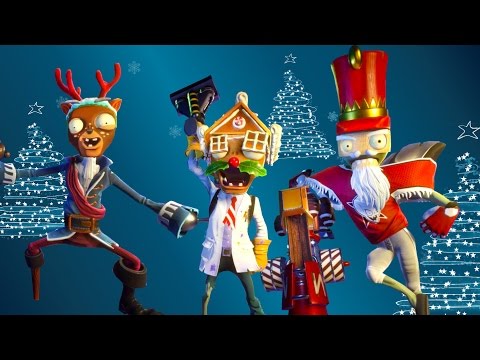 ALL Christmas Customizations (ZOMBIES) - Plants vs Zombies Garden Warfare 2 (Feastivus Quests)