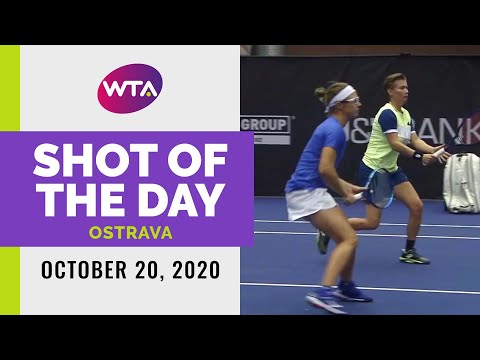 Теннис Flipkens/Schuurs | 2020 Ostrava Day 2 | Shot of the Day