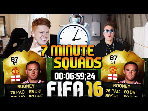 FIFA 16 - 7 MINUTE SQUAD BUILDER WITH INFORM ROONEY!! - Speed Squad Builder