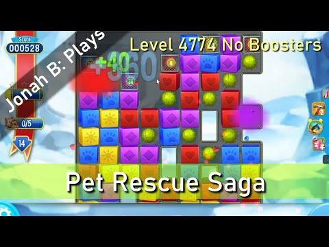 Pet Rescue Saga Level 4774 No Boosters