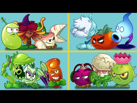 PvZ 2 4 Random Team Plants vs Team Zombies Part 27