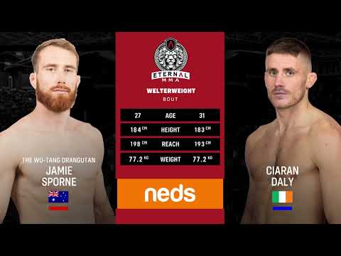 ETERNAL MMA 65 - JAMIE SPORNE VS CIARAN DALY - MMA FIGHT VIDEO