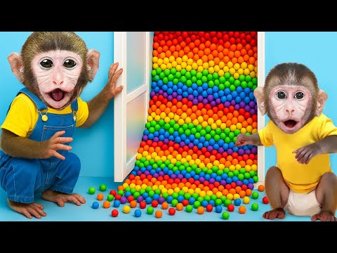 Mono Bon Bon y La divertida Aventura Con El Patito y La Máquina Expendedora de Chicles