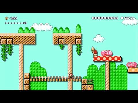 Trampoline Tram 5-2 by Gnome - SUPER MARIO MAKER - NO COMMENTARY 1AT