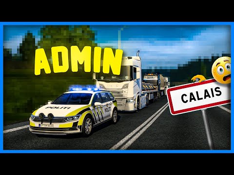 TruckersMP ADMIN on Calais-Duisburg 💀