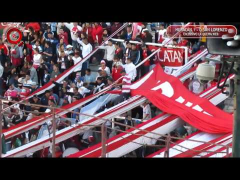 "La Banda de la Quema - Clásico Huracan vs San Lorenzo - www.laquemaweb.com.ar" Barra: La Banda de la Quema • Club: Huracán