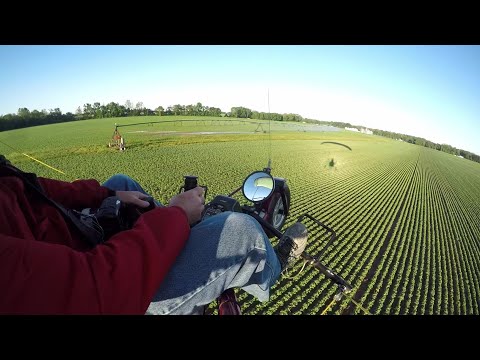 Western Shelby County, Indiana Powered Parachute Flight - 6-12-2020