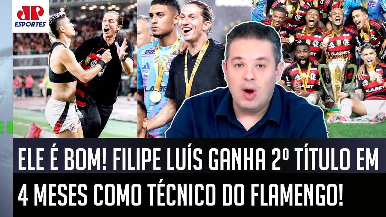 "TÁ TODO MUNDO EMPOLGADO com o Filipe Luís e COM RAZÃO! Ele..." Flamengo CAMPEÃO é ELOGIADO!