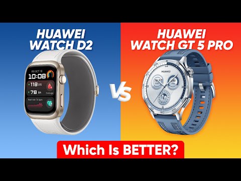 Huawei Watch GT 5 Pro vs Huawei Watch D2: Which is BETTER?