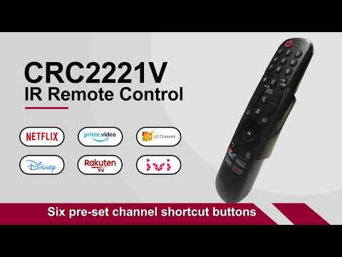 CRC2221V FOR LG TV, Our company has been focusing on various remote control for 25years