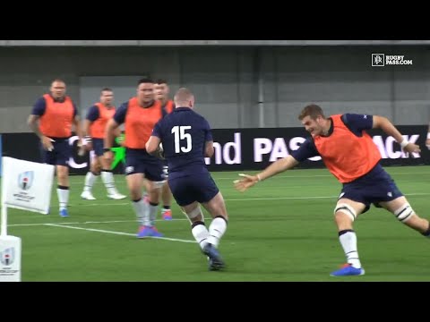 Scotland in high spirits as they train ahead of Samoa clash