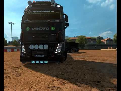 Volvo FH 2013 - Tandem Trailer Coupling - Euro Truck SImulator 2