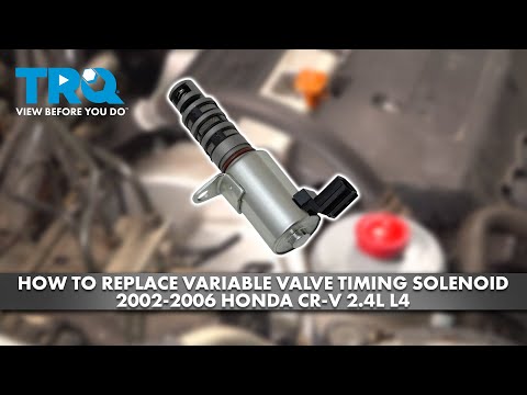 How to Replace Variable Valve Timing Solenoid 2002-2006 Honda CR-V 2.4L L4