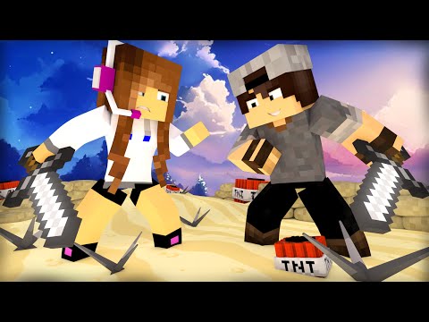 Minecraft: SKYWARS - GUERRA DOS SEXOS! (Menina vs Menino) #2