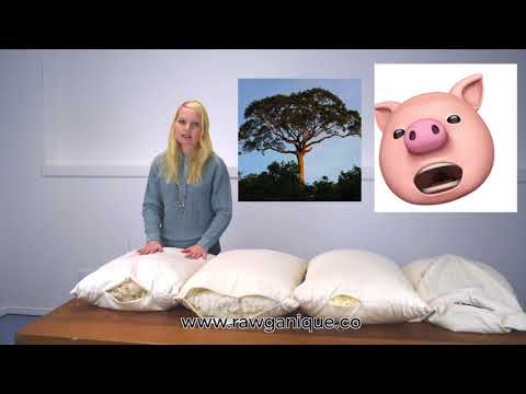 Wild Kapok Pillow Handmade in USA