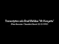 Brad Mehldau "Mr. Kenyatta" - Solo transcription (Peter Bernstein / Somethin's Burnin' 1992)