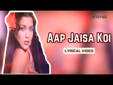 Aap Jaisa Koi (Official Lyric Video) - Nazia Hassan | Feroz Khan, Zeenat Aman | Qurbani | Hindi Song