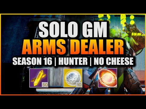 Destiny 2: Solo Grandmaster Arms Dealer Nightfall with No Cheese - Nightstalker Hunter (Season 16)