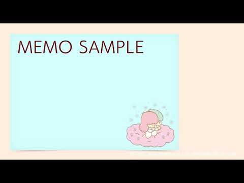 Notepad Little Twin Stars Video