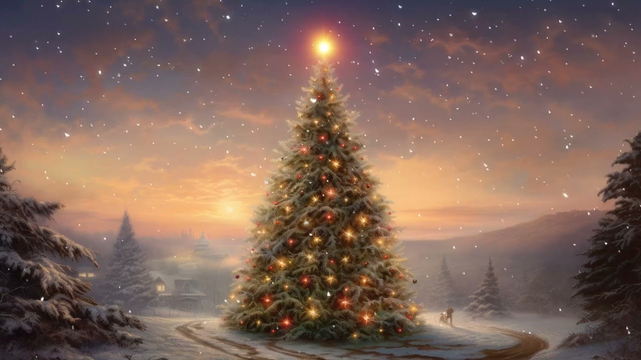 Christmas animated image, Christmas tree frame tv, Christmas tree live wall art, Christmas video art