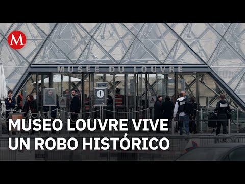 Robo en el Museo del Louvre: sustraen 9 piezas de joyería histórica