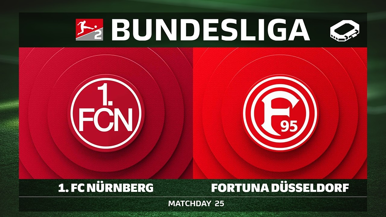 1. FC Nürnberg vs. Fortuna Düsseldorf | Matchday 25 - Bundesliga 2 2025/26