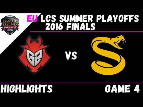 G2 vs SPY Game 4 highlights EU LCS 2016 Summer Playoffs Finals   G2 Esports vs Splyce