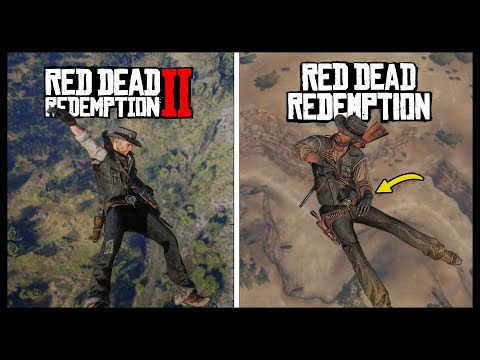Red Dead Redemption 2 vs Red Dead Redemption - Physics and Details Comparison