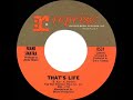 1966 HITS ARCHIVE: That’s Life - Frank Sinatra (a #1 record--mono 45)